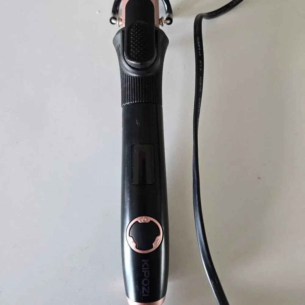 Kipozi Black Rose Gold 25 MM Ceramic Curling Iron